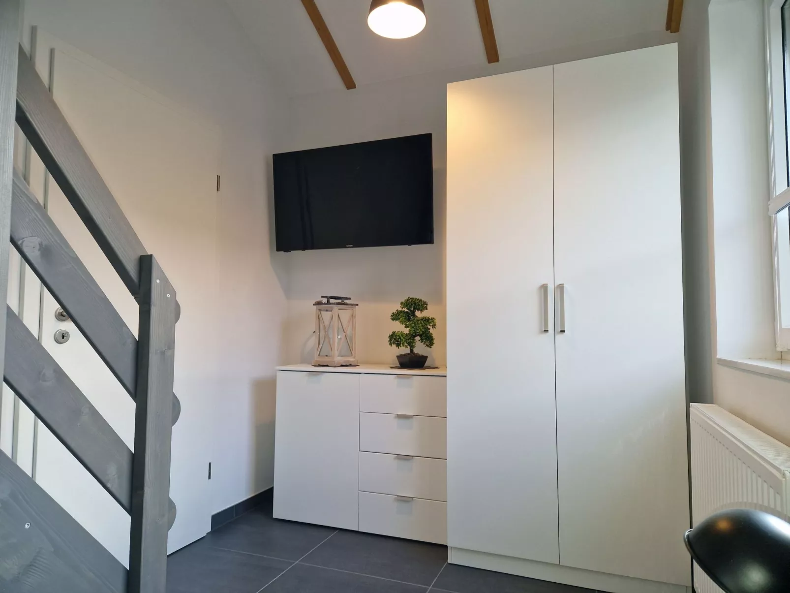 G2 Ferienhaus mit Wiesenblick und Waschmaschine-Binnen