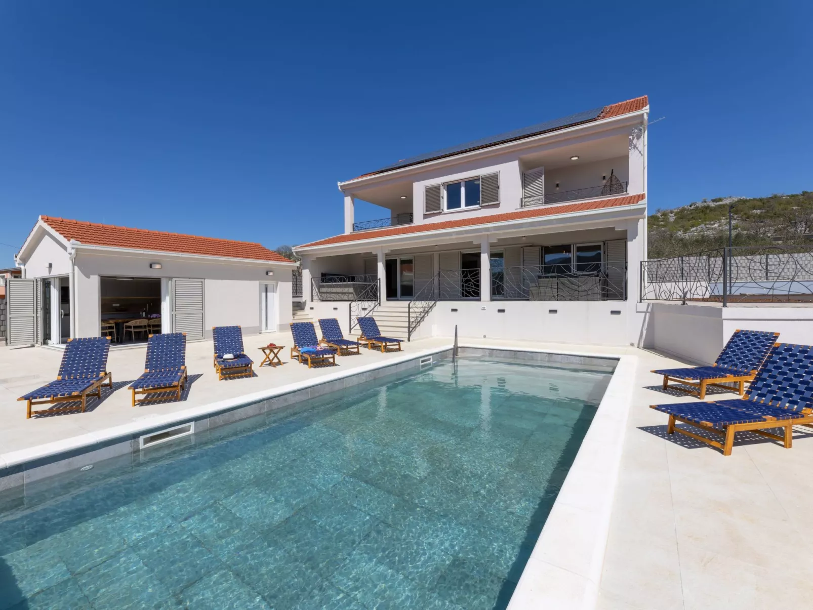 Cottage "Lazy Day Oasis" mit Whirlpool-Buiten