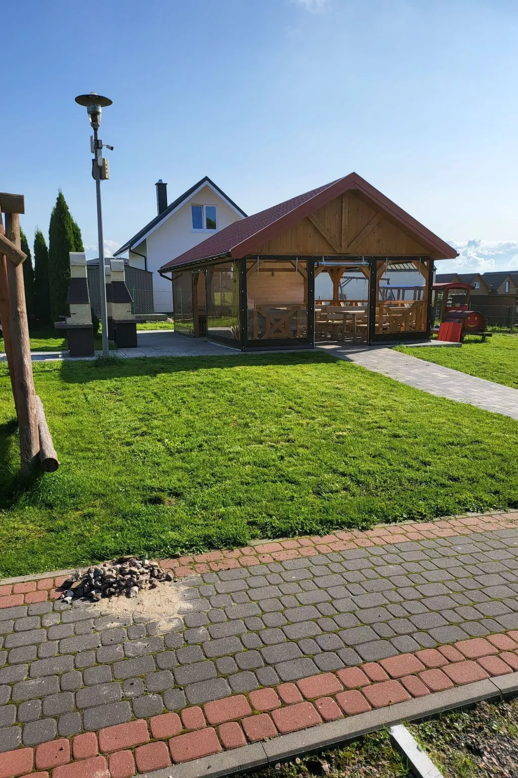 In Mielno mit Grill-Buiten