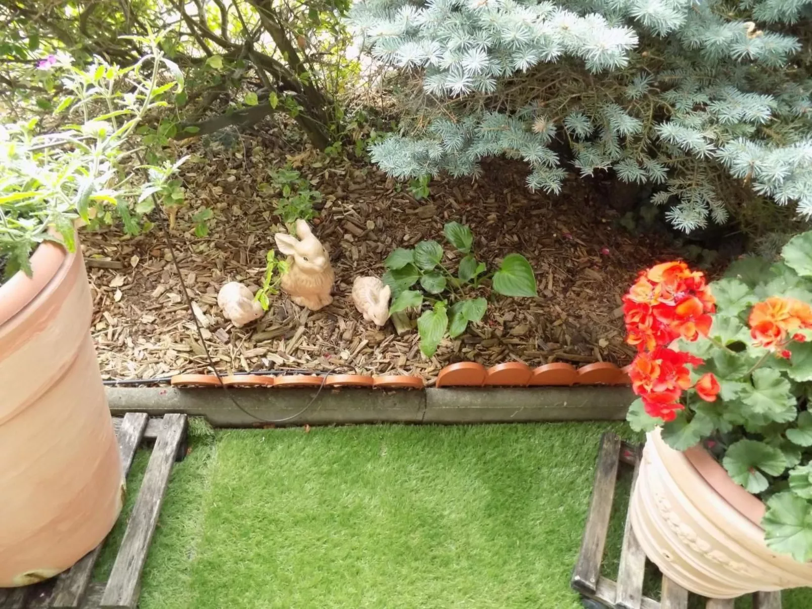 Appartement mit Terrasse, Garten und Grill-Image-tags.info