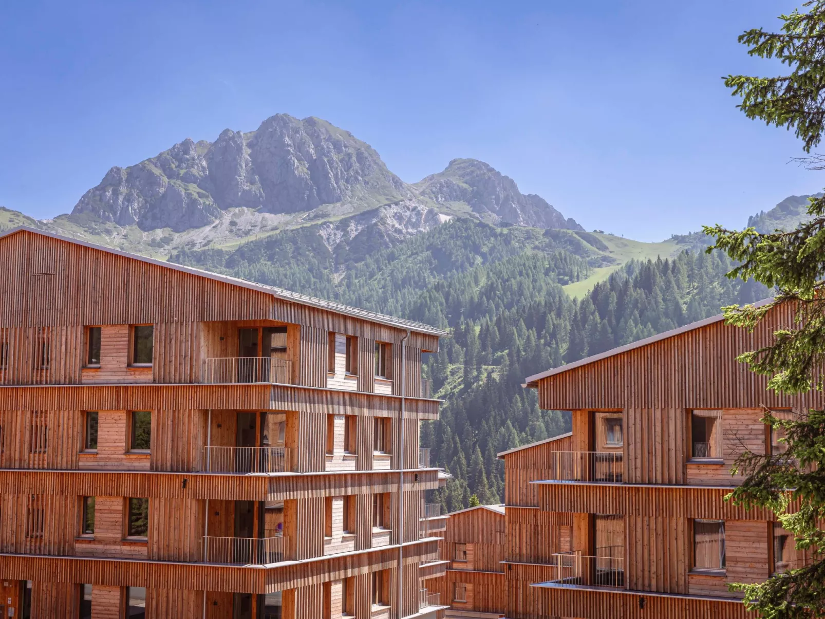 Enzian Lodge 50m²-Buiten