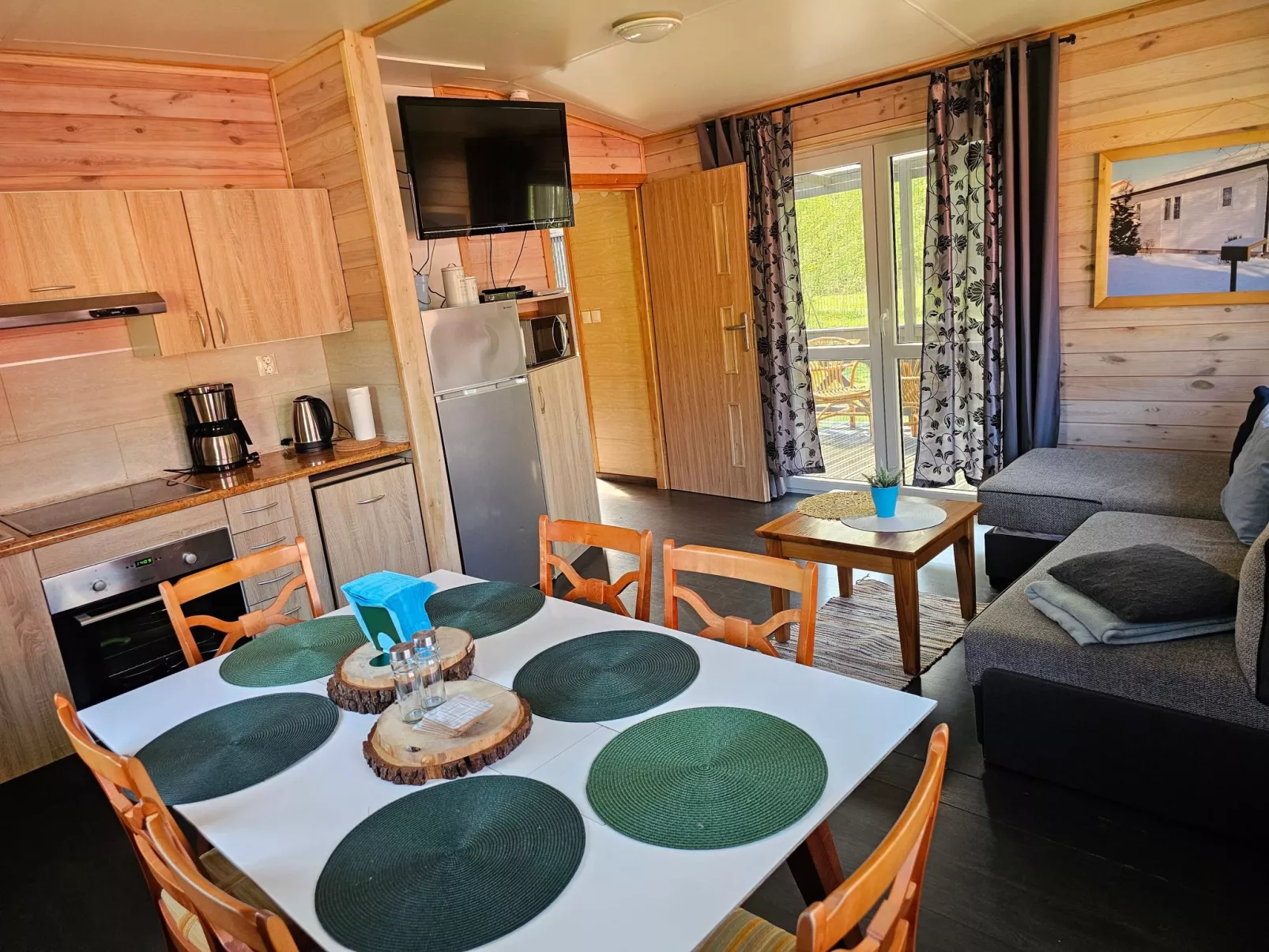 Ganzjahreshäuschen - blau-Binnen