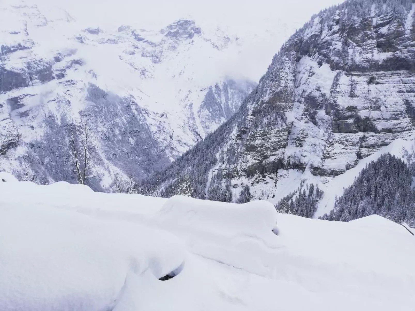 Mit Bergblick-Buiten