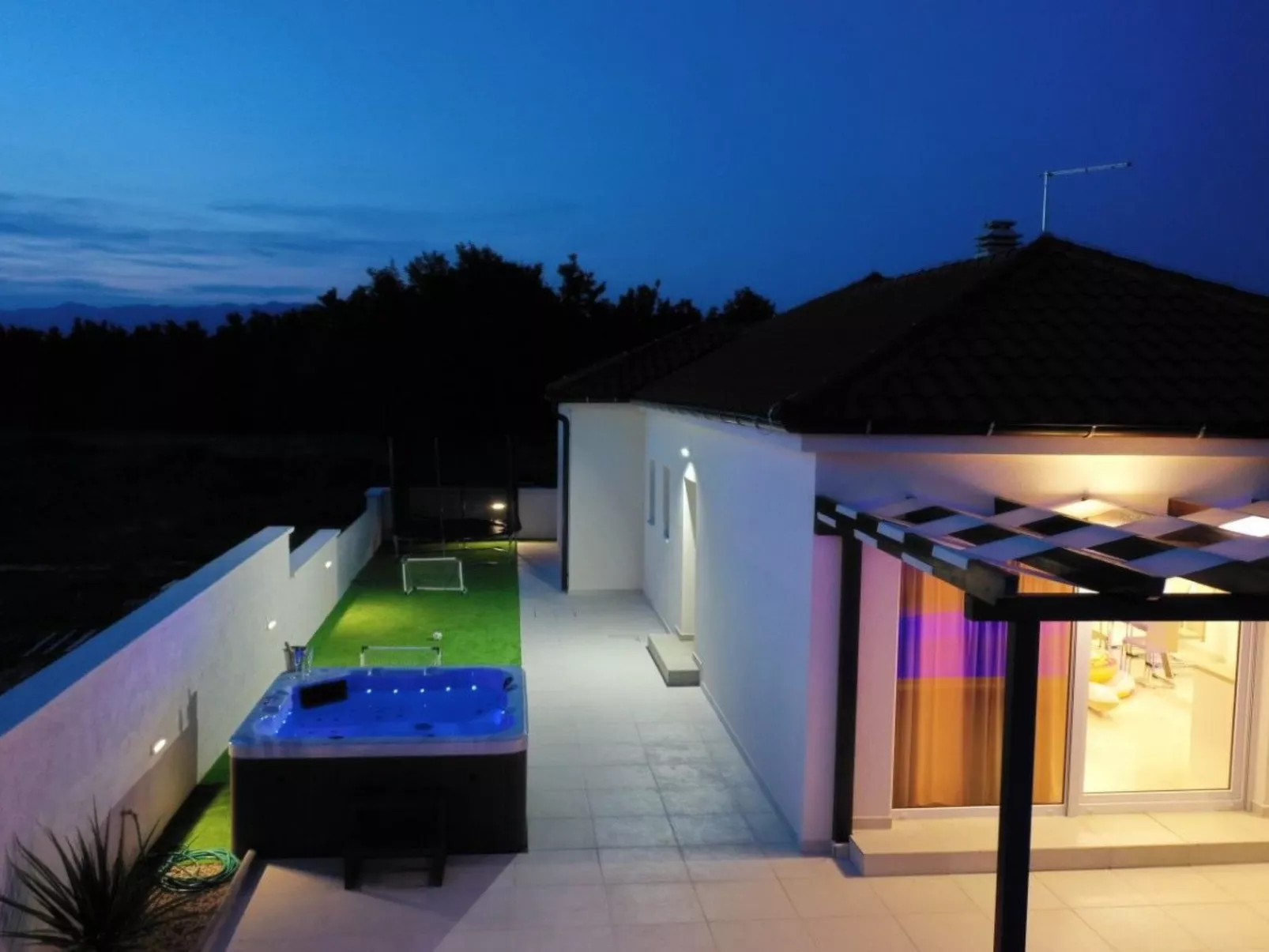 Villa mit beheiztem Pool Privlaka - TA Leut Agency-Buiten