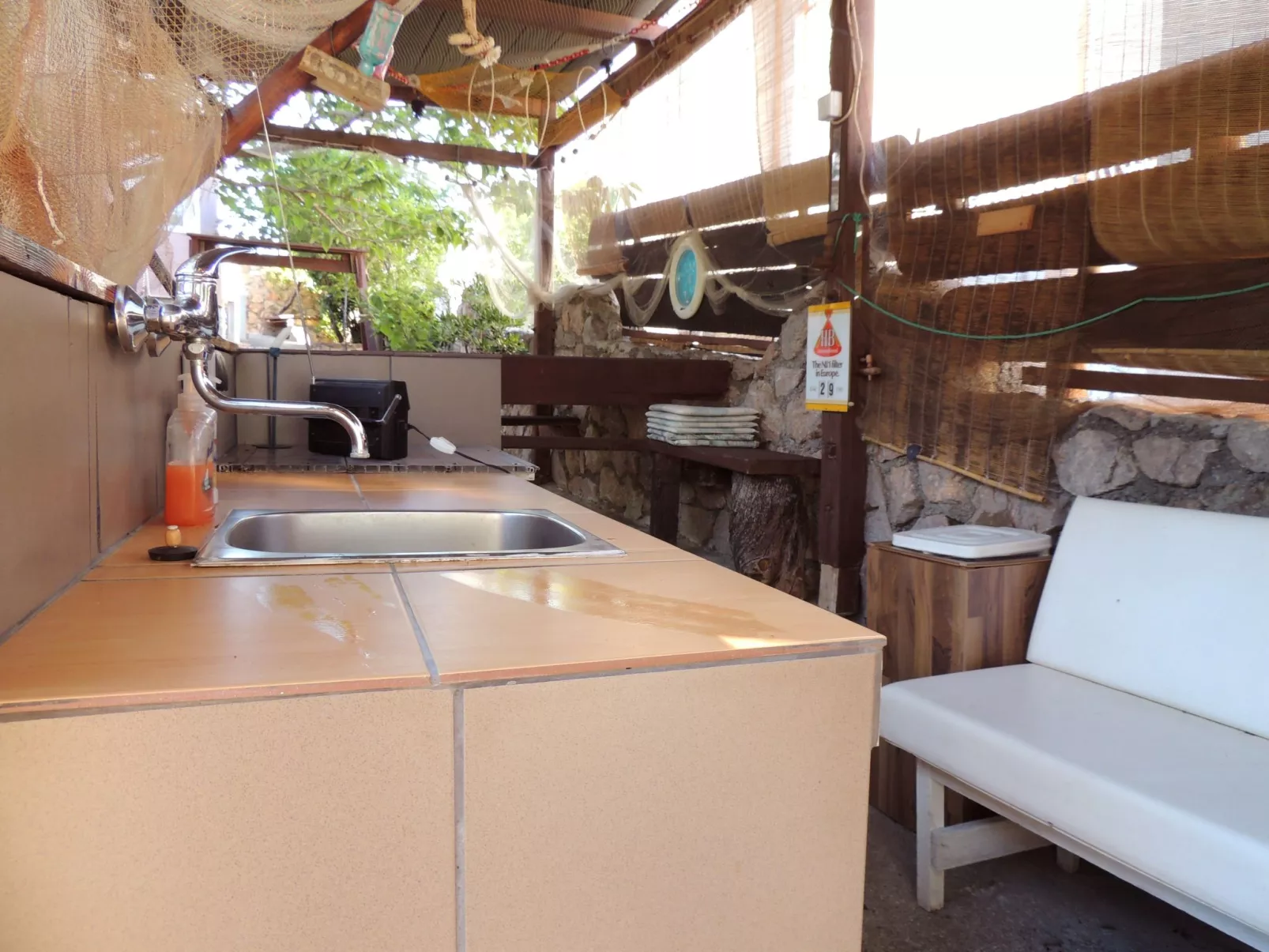 Studio mit Terrasse für zwei Personen-Buiten