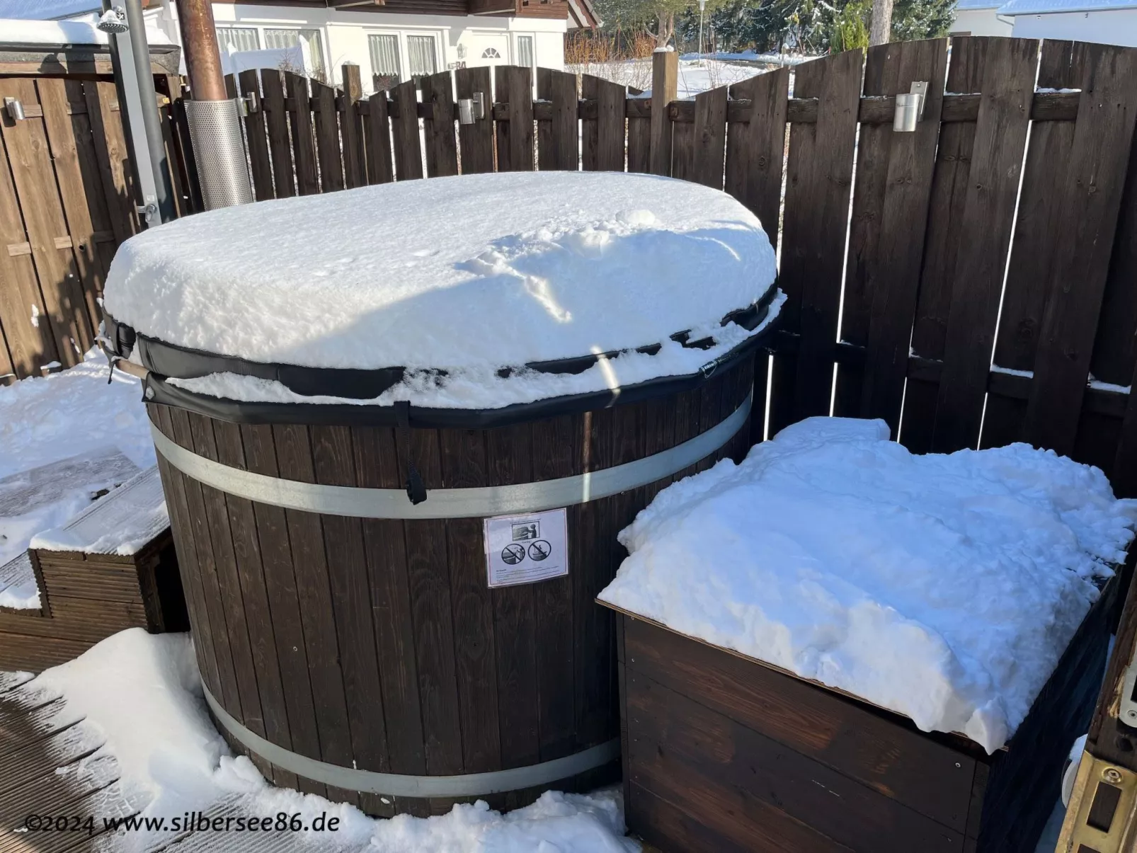 Mit Hot Tub-Buiten