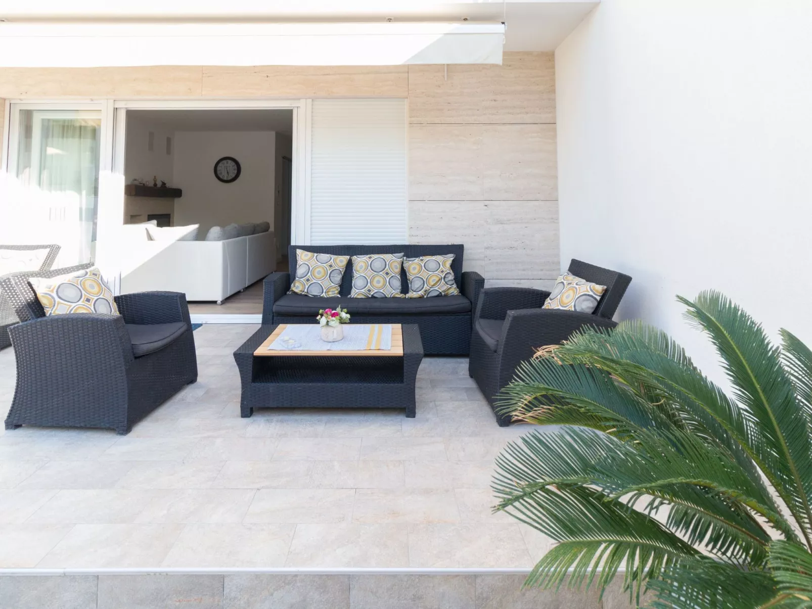 Villa Ema - beheizter Salzwasserpool, Fitnessraum und Sauna-Binnen