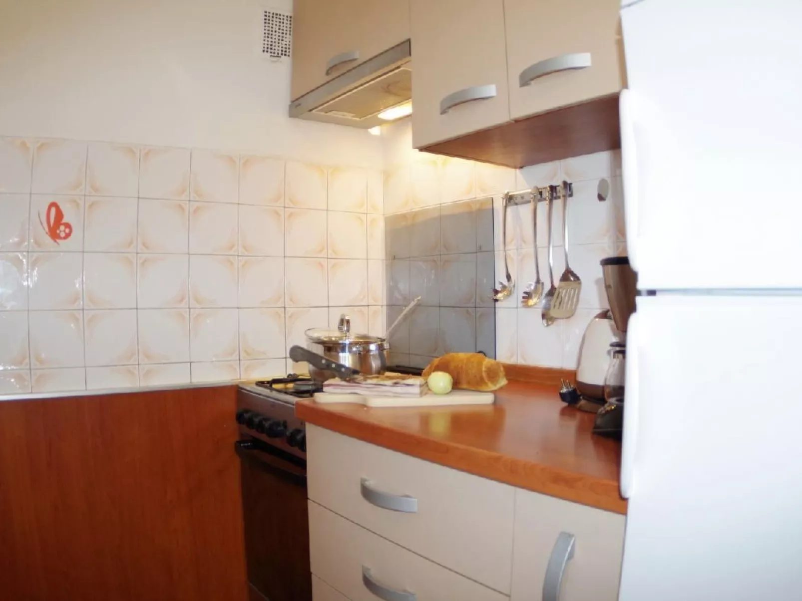 Im Dorf Peresiji-Binnen