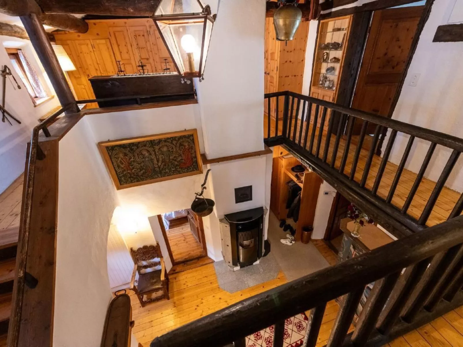 Chesa Sela Historisches Engadinerhaus (1641)-Binnen