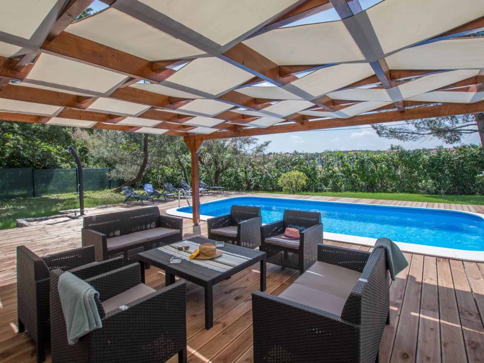 Für 10 Personen und 2 Kinder in Juricani, Istrien (Istrische Riviera)-Buiten