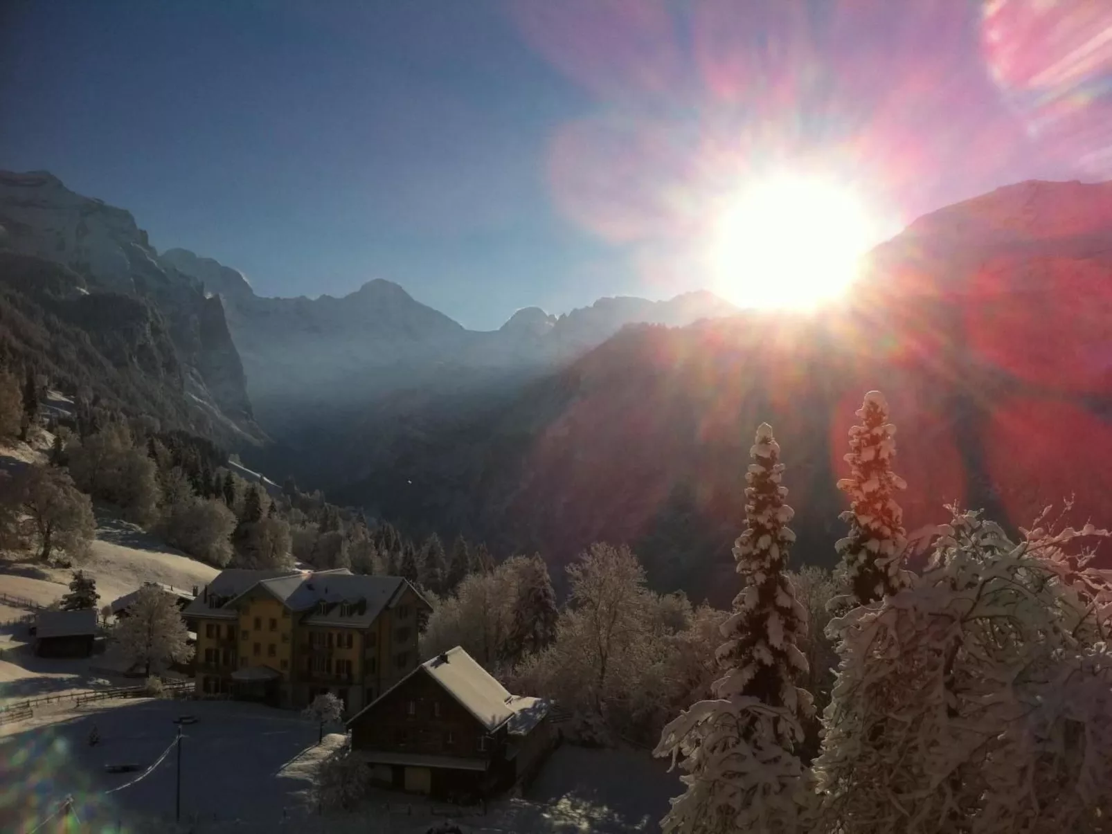 Chalet Acheregg-Buiten