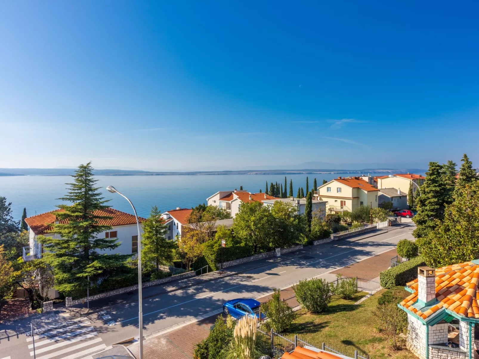 Wohnung in Crikvenica mit Terrasse mit Meerblick-Buiten