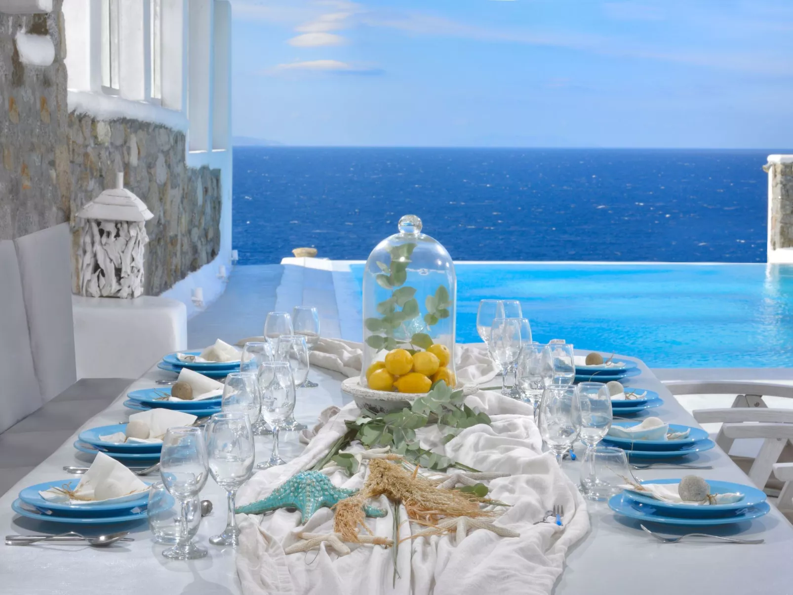 "Calypso Sunset" mit Terrasse-Buiten