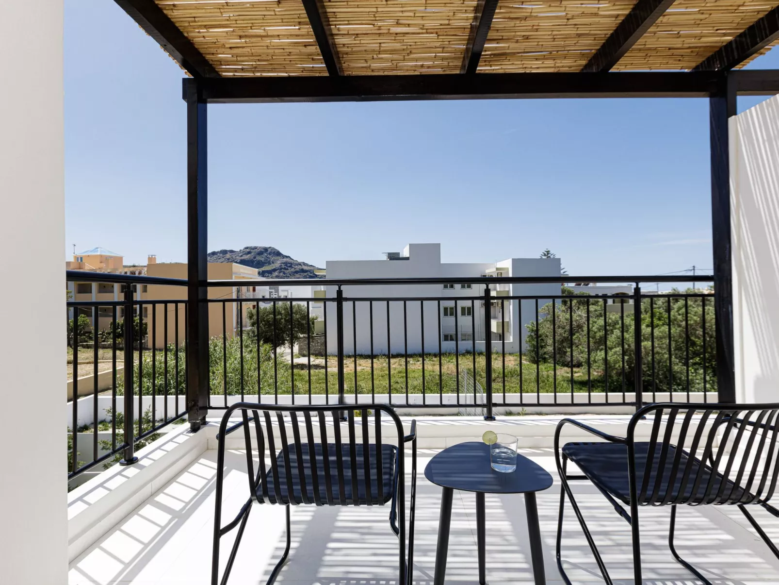 In Plakias mit privatem Parkplatz-Buiten