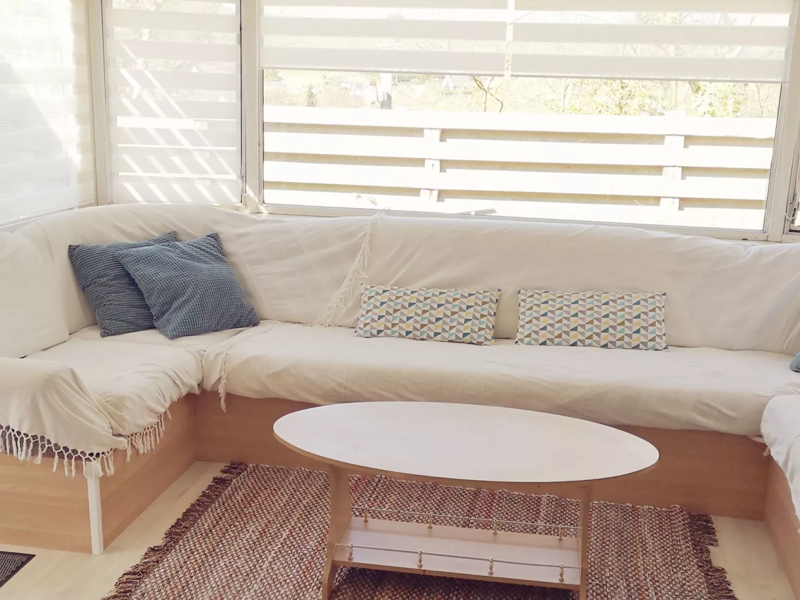 Mobilheim mit privatem Premium-Jacuzzi-Binnen