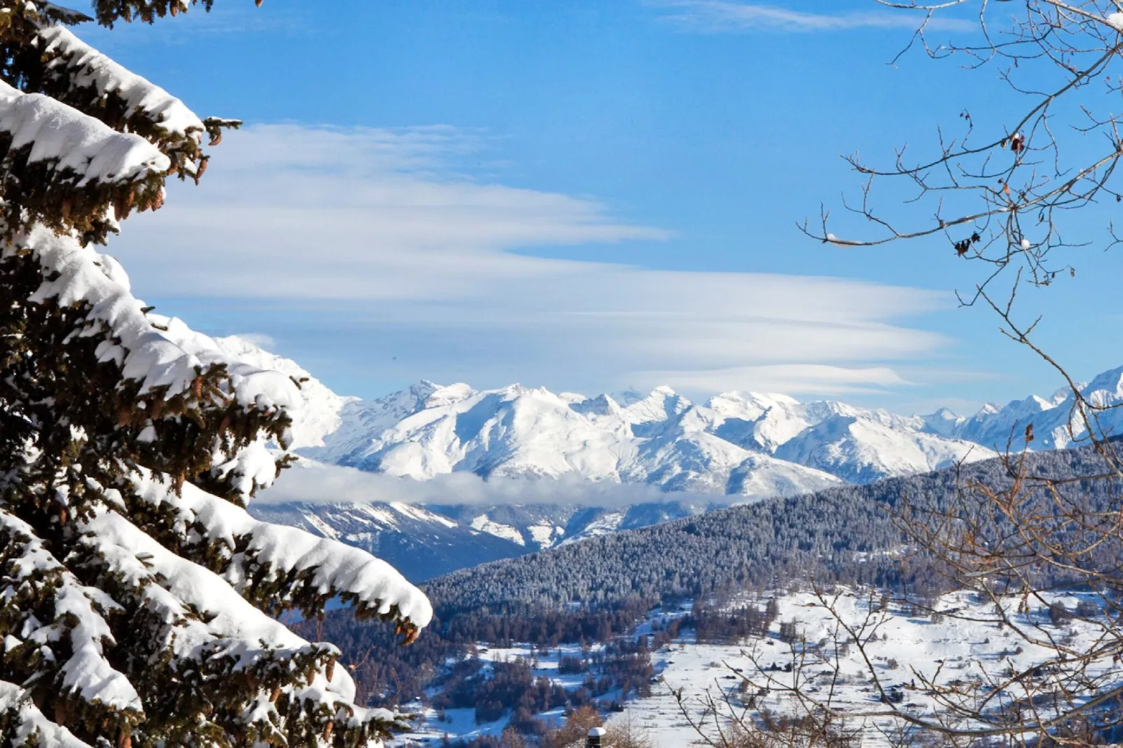 Chalet Arnica-Uitzicht winter