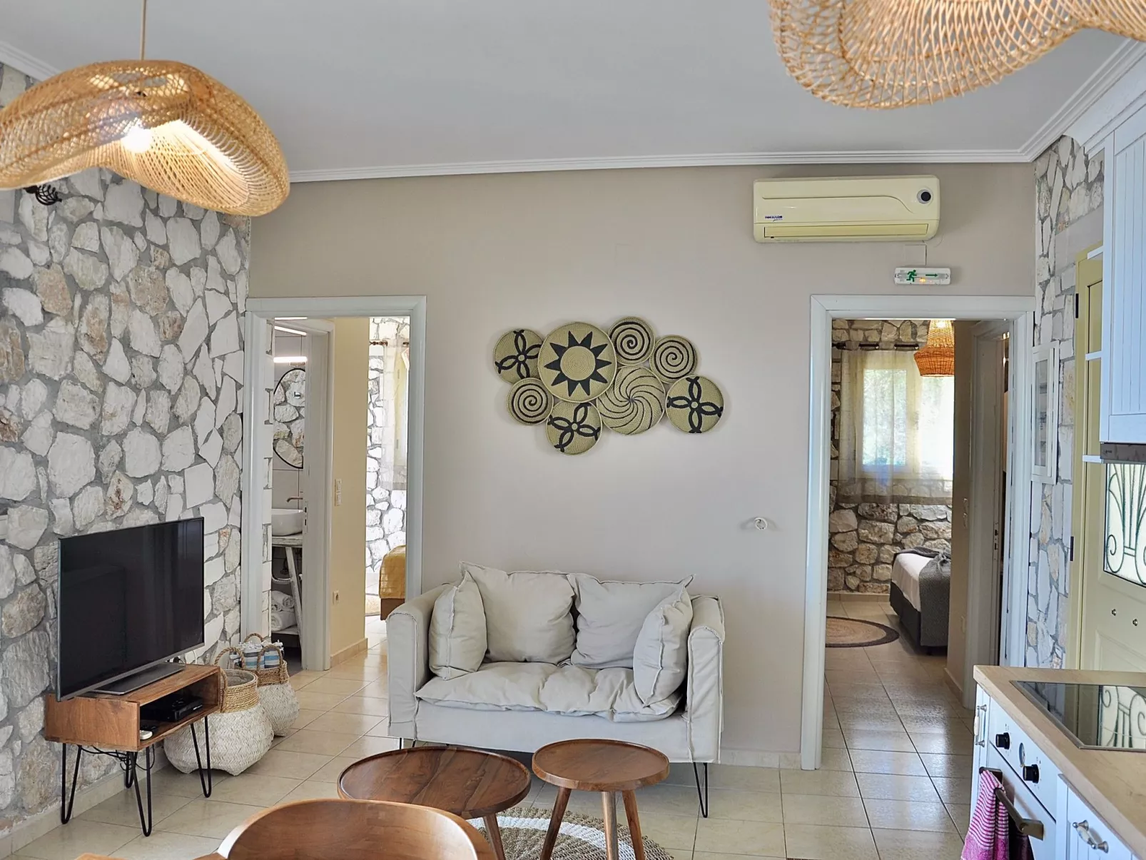 Steinvilla in Kefaloniaprivatevillas-Binnen