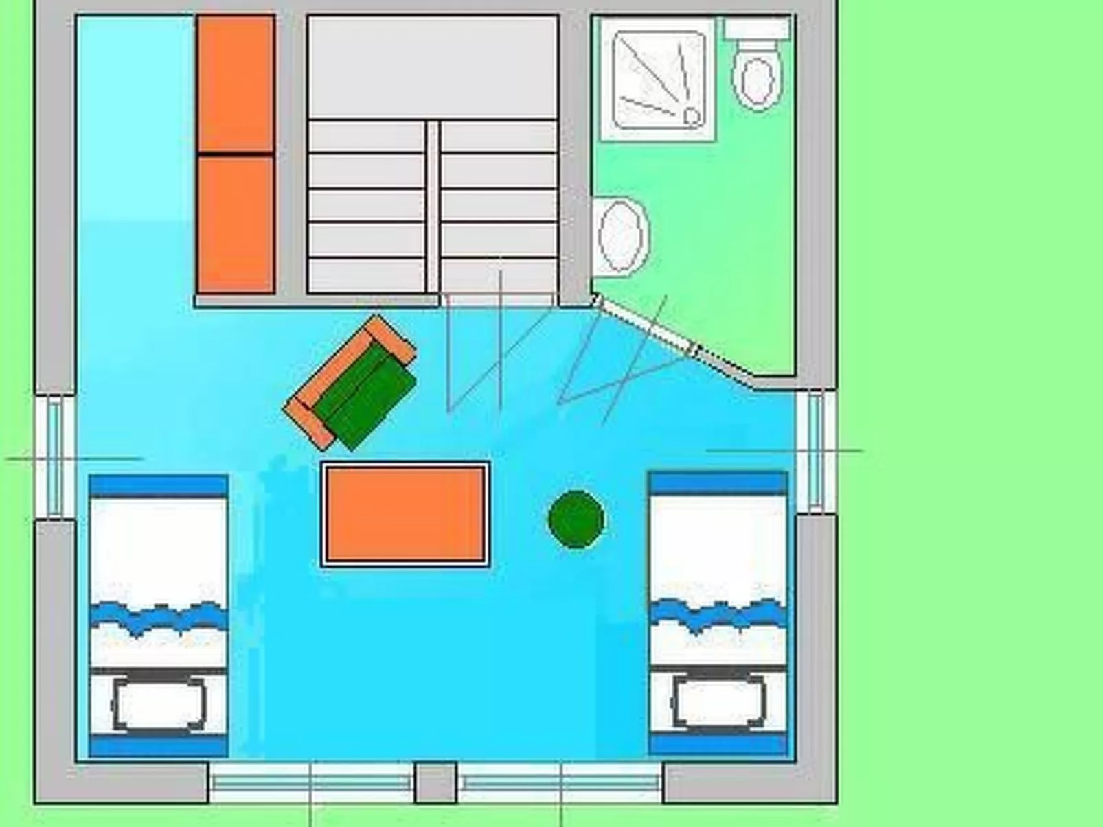 Wohnung mit Terrasse, Grill und Garten-Binnen