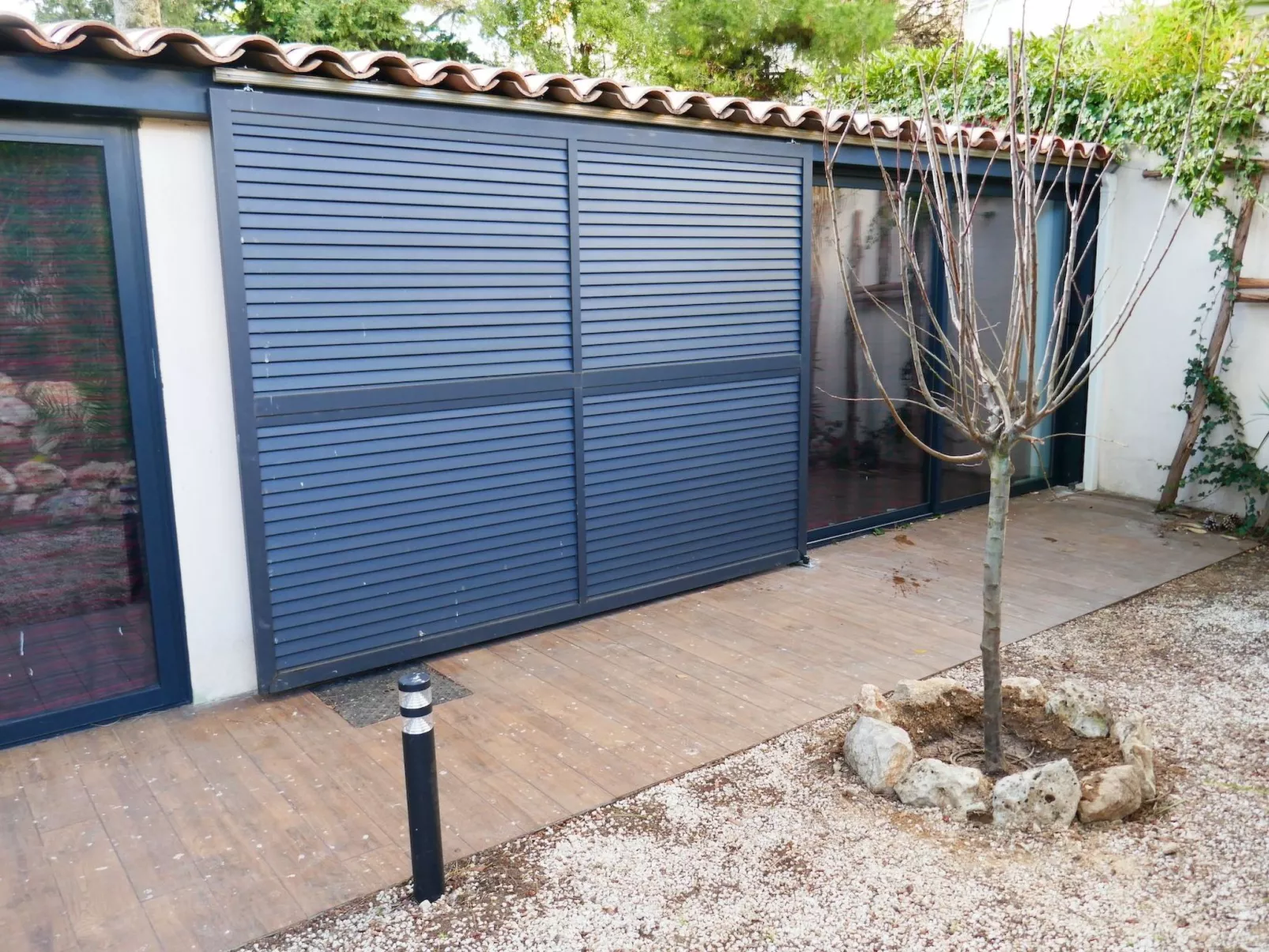 Mascotte Gartenhaus-Buiten