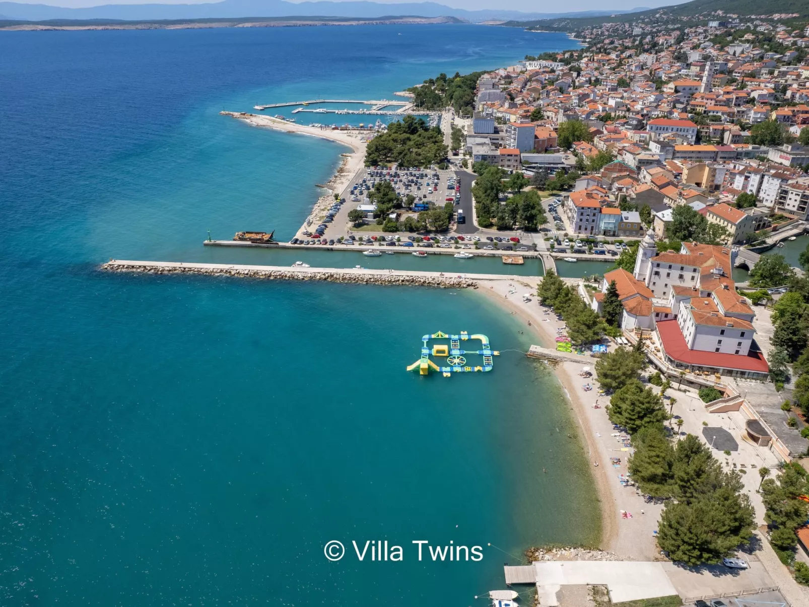 Villa Twins in Crikvenica, Kvarner Bucht-Buiten