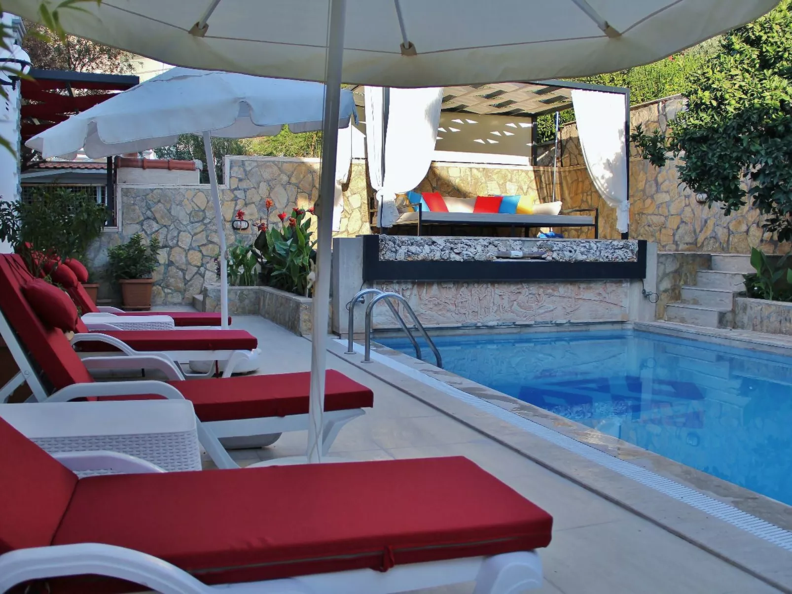 In Kalkan mit Privatem Pool-Buiten