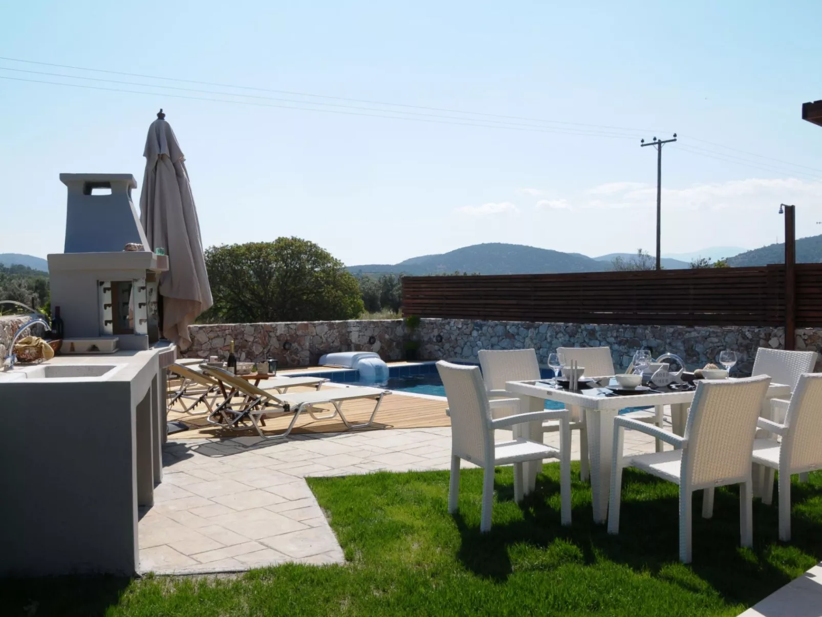 Mit Privatpool für 4 Personen  + 2 Kinder ca. 92 m&sup2; in Masari, Ägäis (Rhod-Buiten