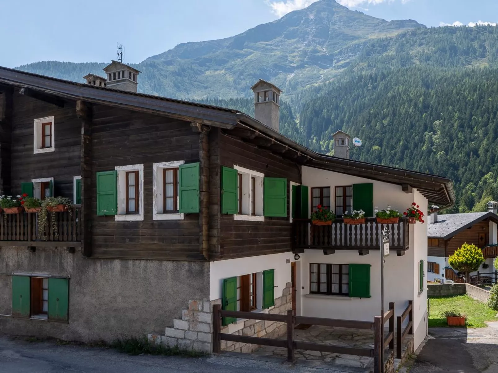 Wohnung im Dorfzentrum Ronco 1-Buiten