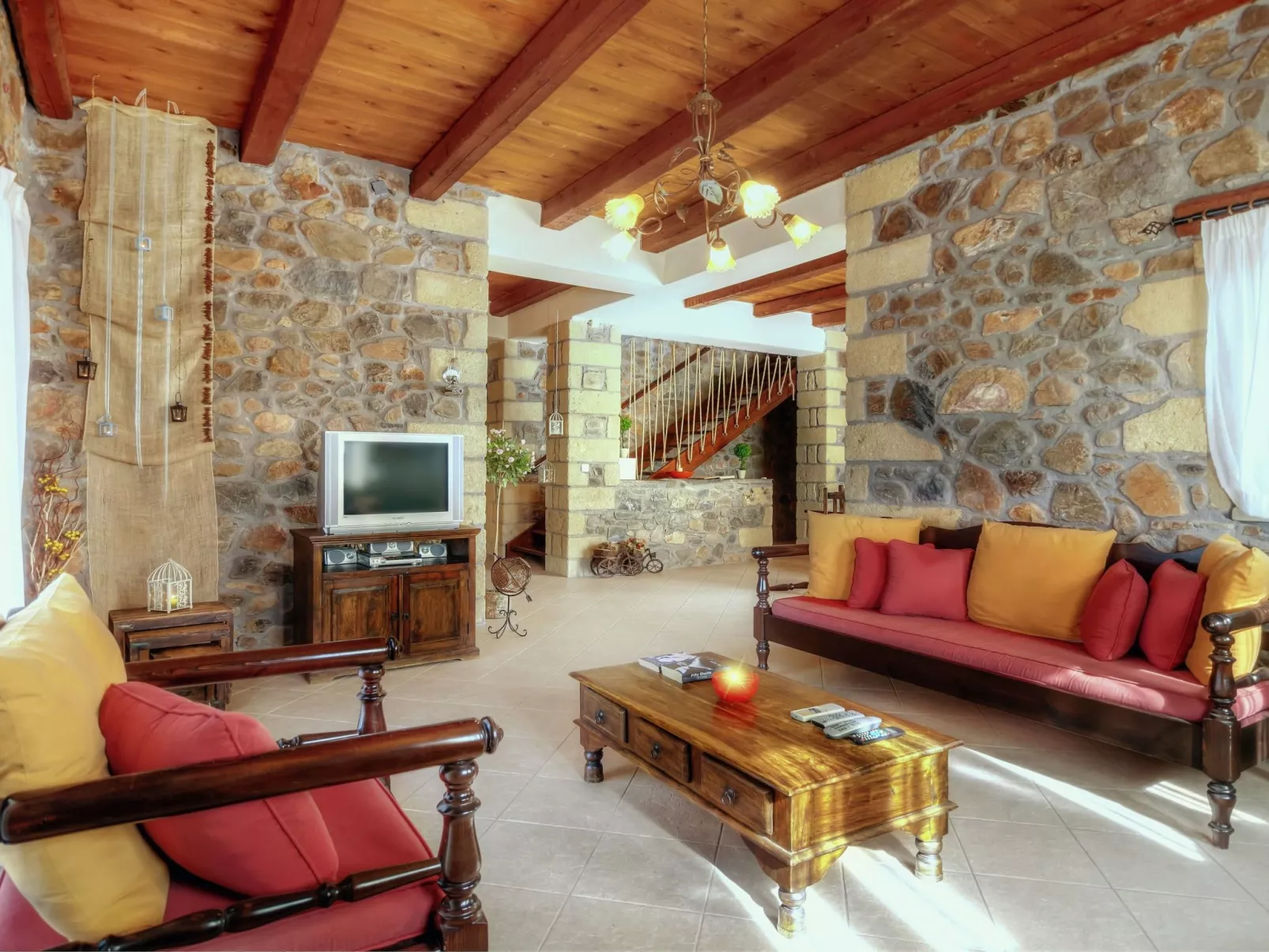 Traditionelle Villa mit Pool und Meerblick Elafonissi-Binnen