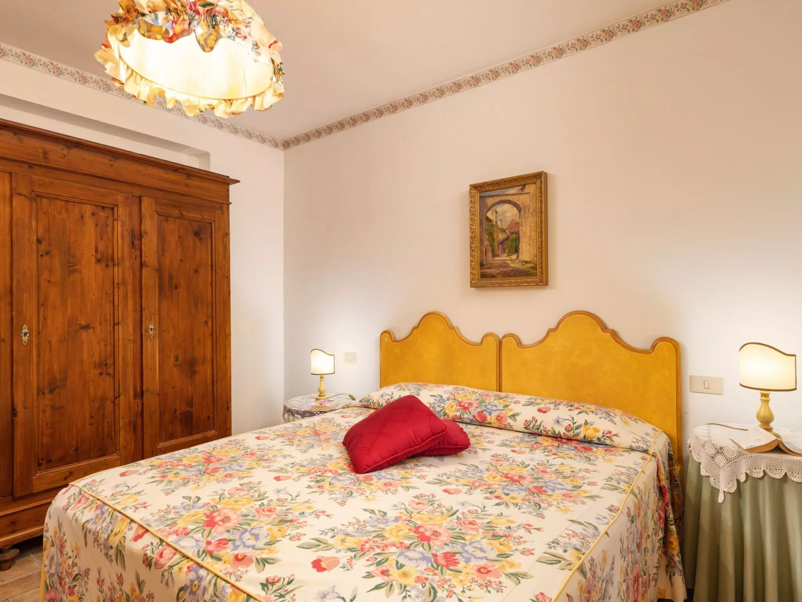 Wohnung in einem Ferienhaus mit Schwimmbad im Herzen der Toskana.-Binnen