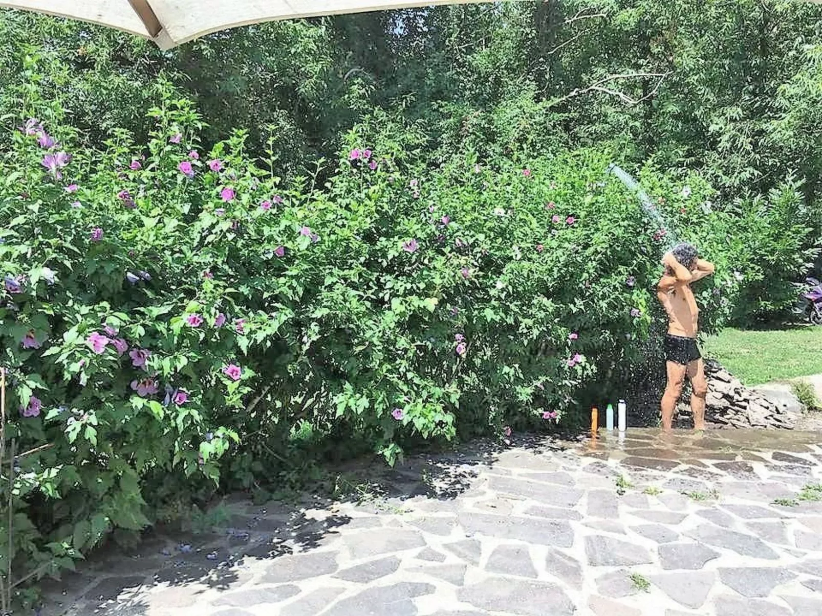 CasaMasa' Wohnung mit Bergblick-Buiten