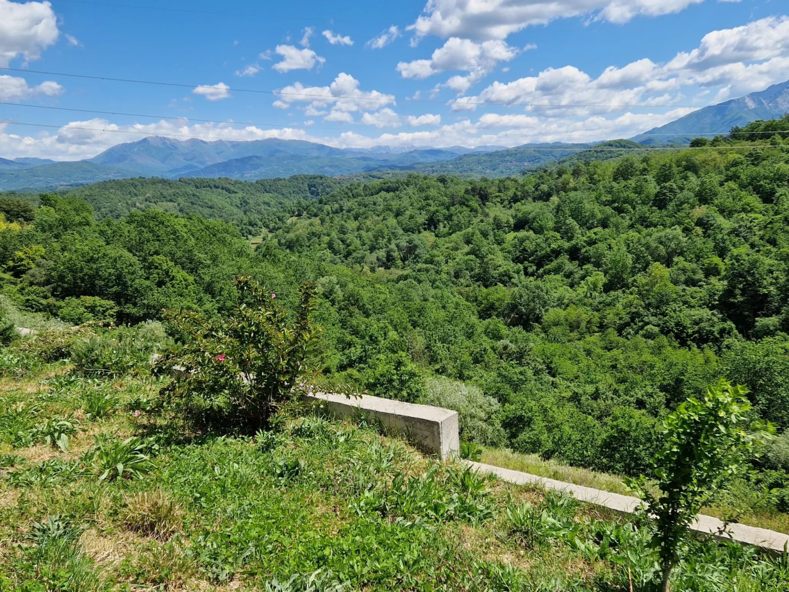 Mini-Appartement Casa Colombana mit Panoramablick - Buiten