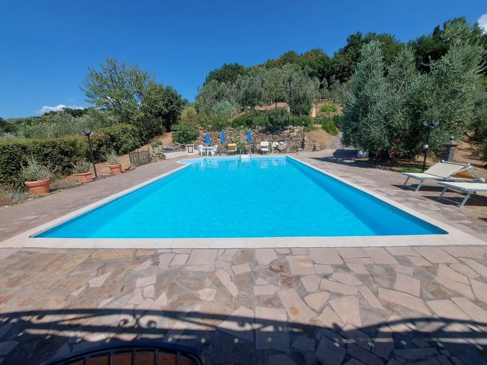 Toskanische Villa 14 Personen Ultra-Panoramapool-Buiten