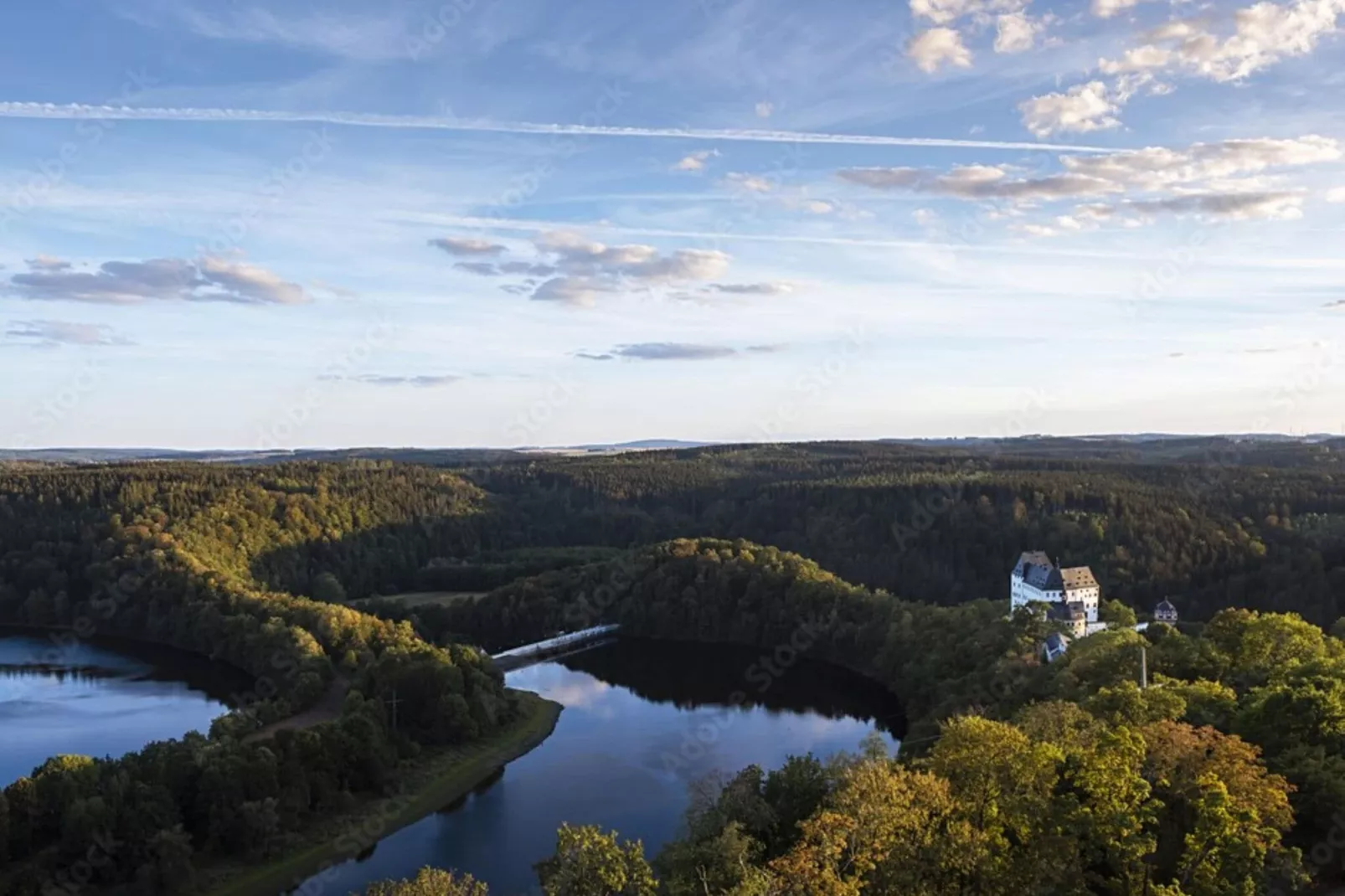 Ferienwohnug an der Saale-Gebieden zomer 1km