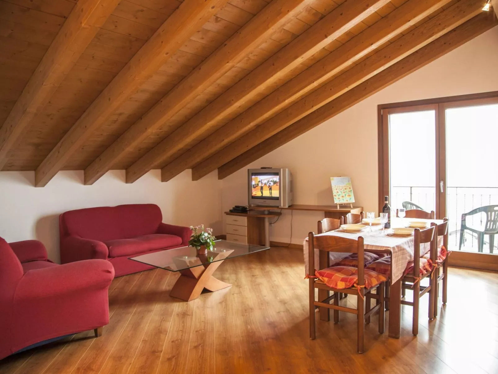 Wohnung "Spaziosa mansarda"-Binnen