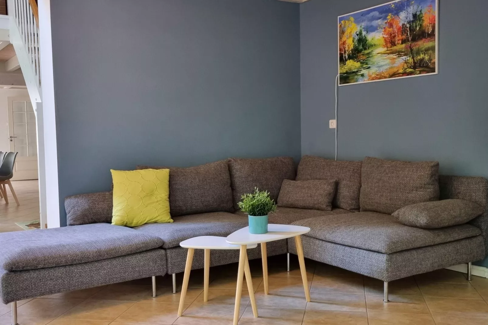 Familienhaus am Wald-Woonkamer