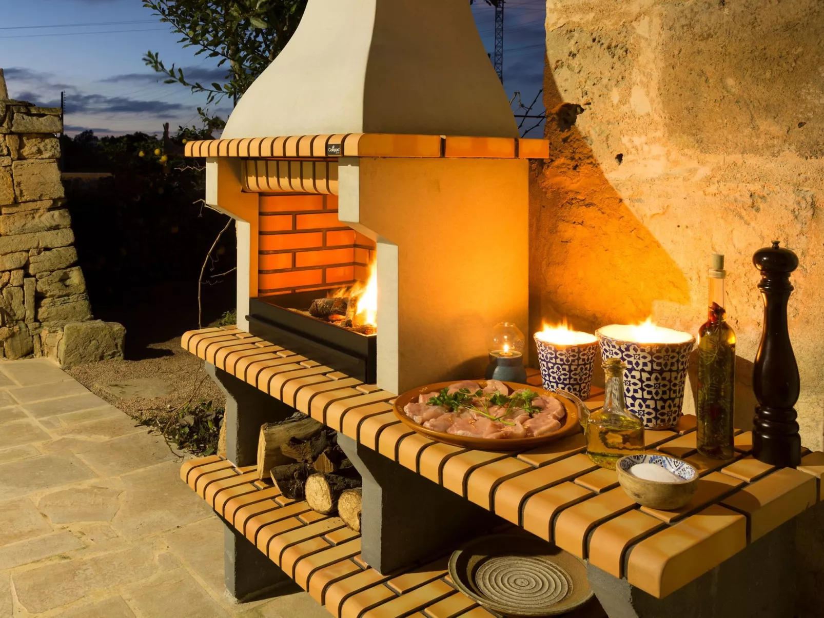 S'Hort de Marina mit Pool-Buiten