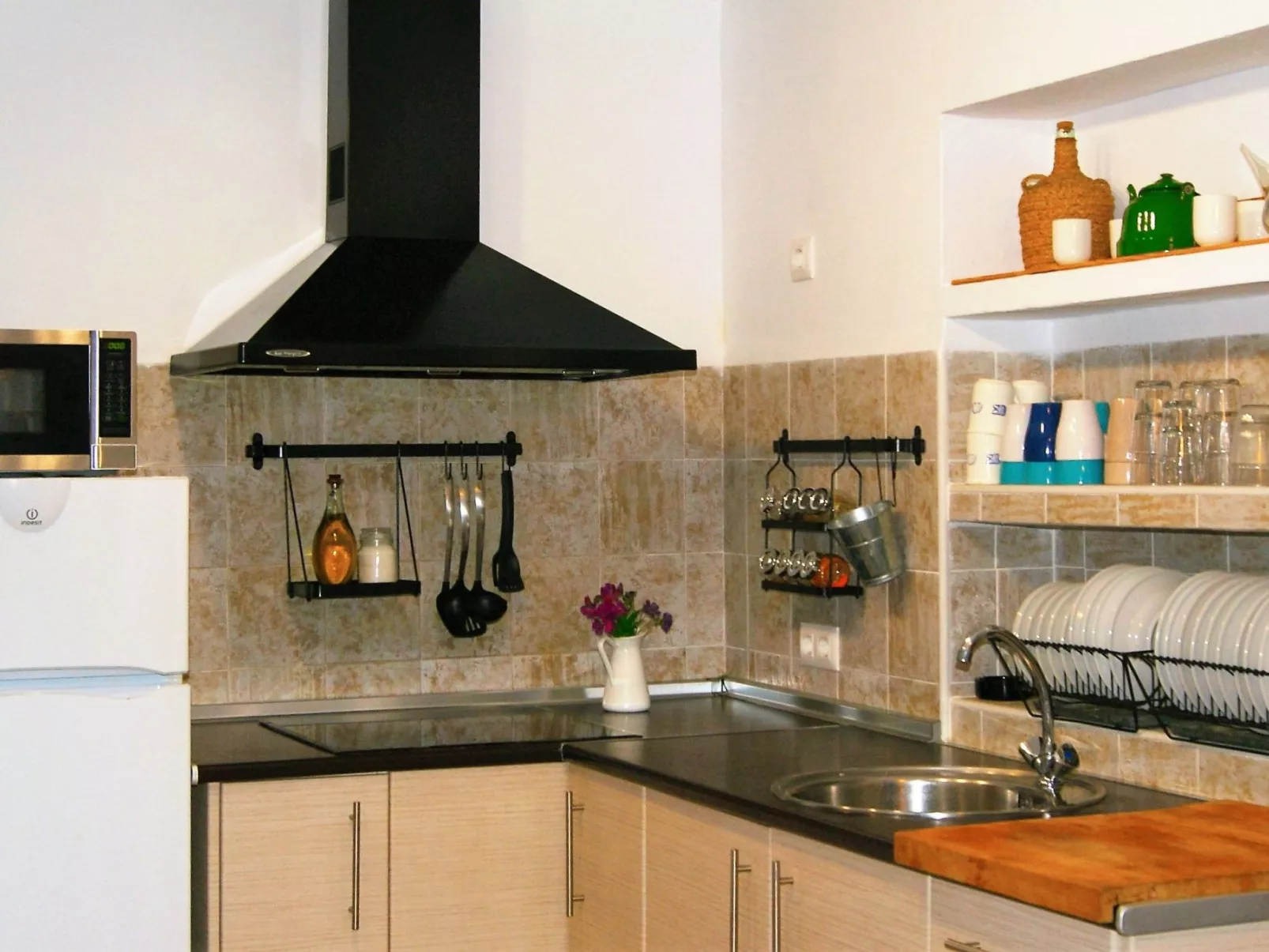 Typisches Haus im Zentrum des Barrio Morisco-Binnen