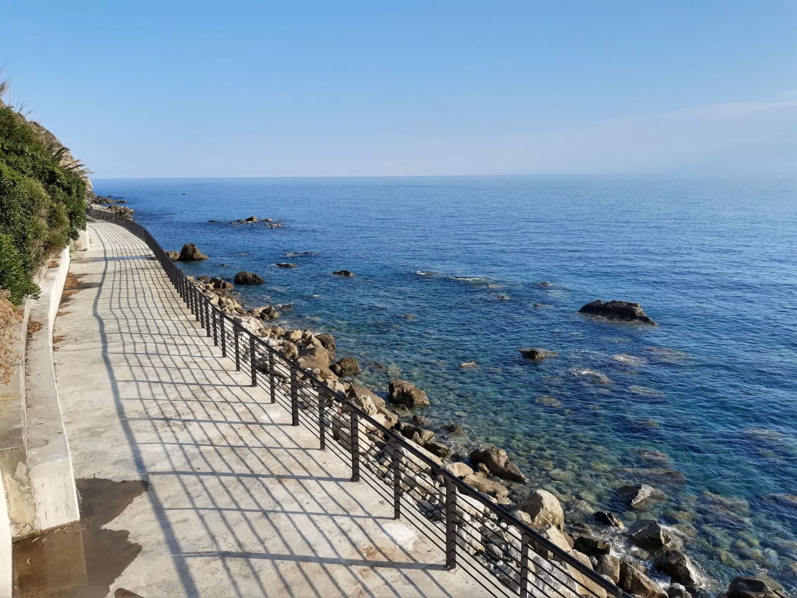 Wohnung in Moneglia mit Terrasse und Grill-Buiten