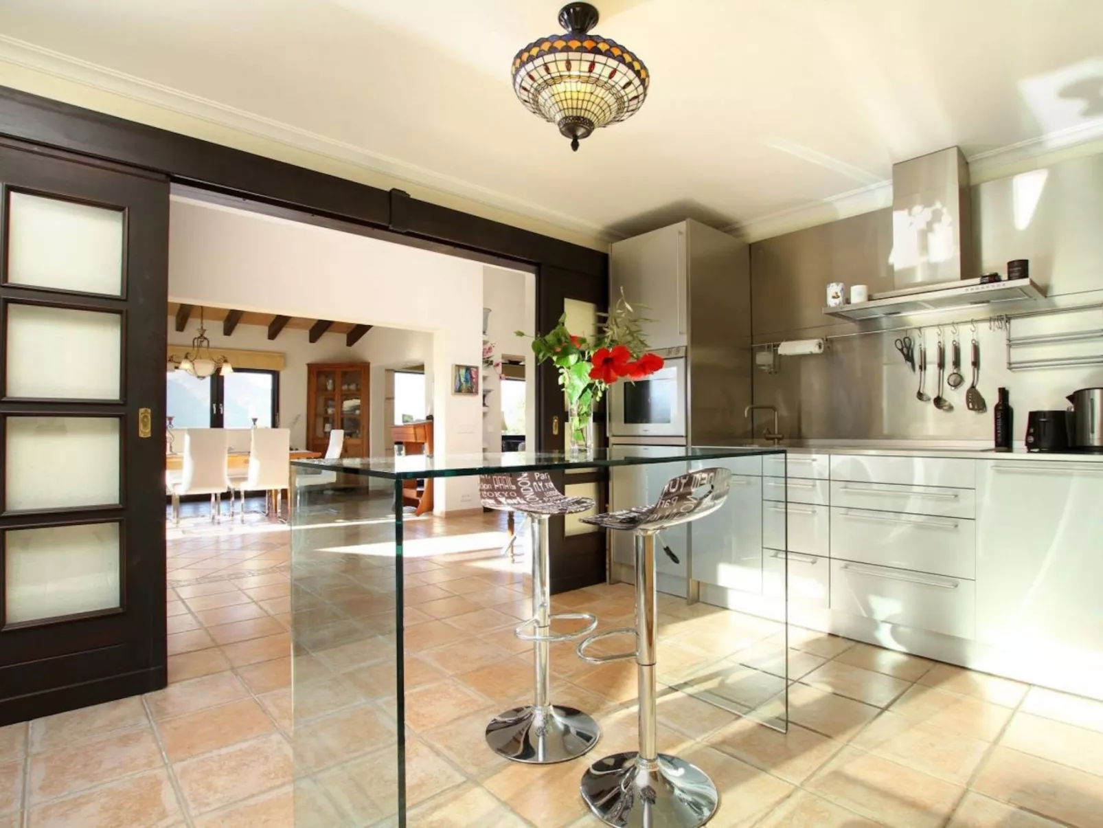 Villa Llop. Wunderschöne moderne Villa mit Sauna-Binnen