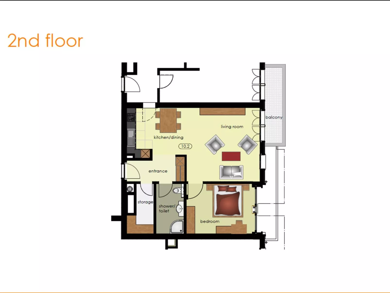 Apartment Stotzhalten 2.5-Binnen
