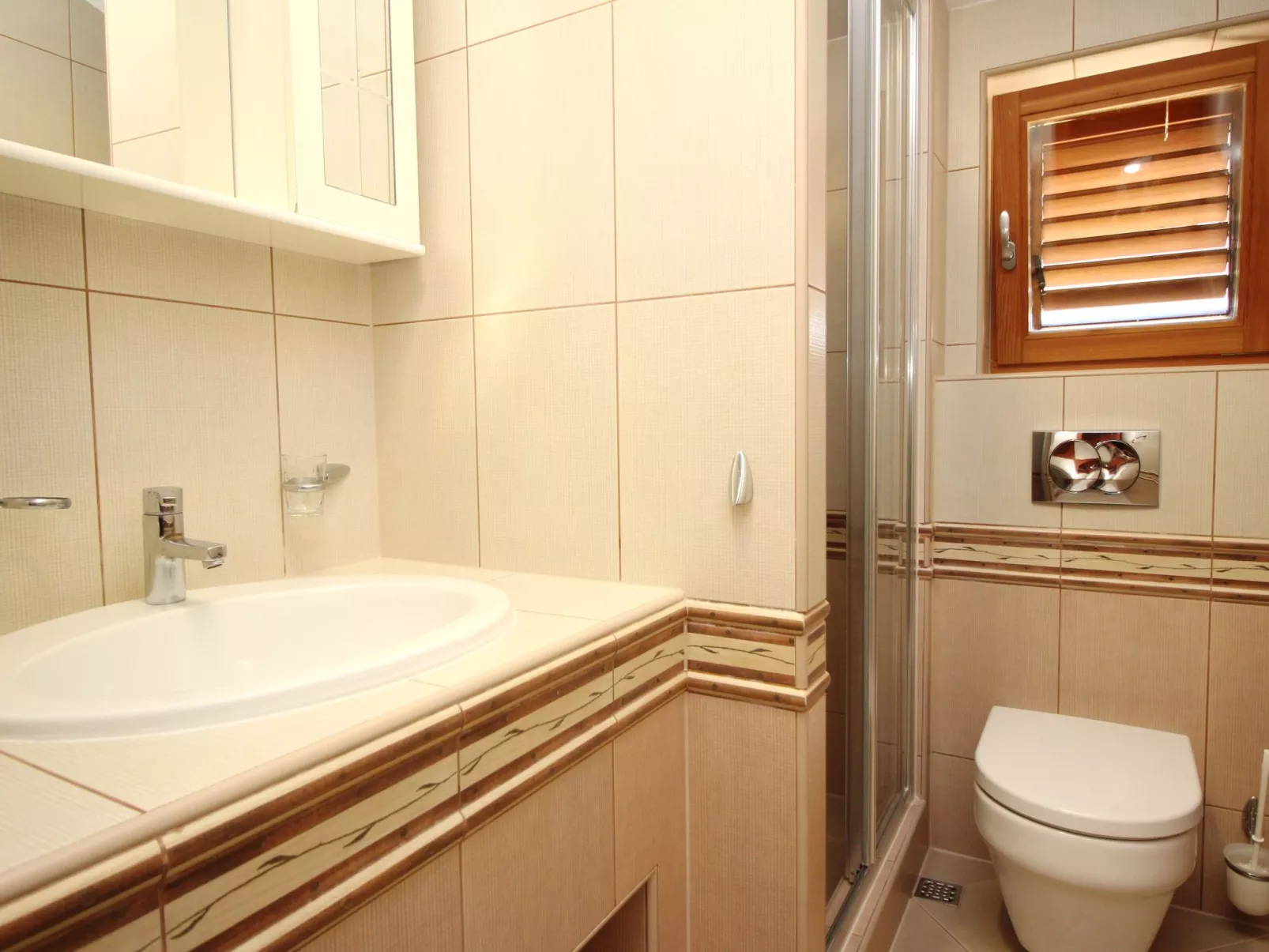 In Baška mit Eigenem Balkon-Binnen