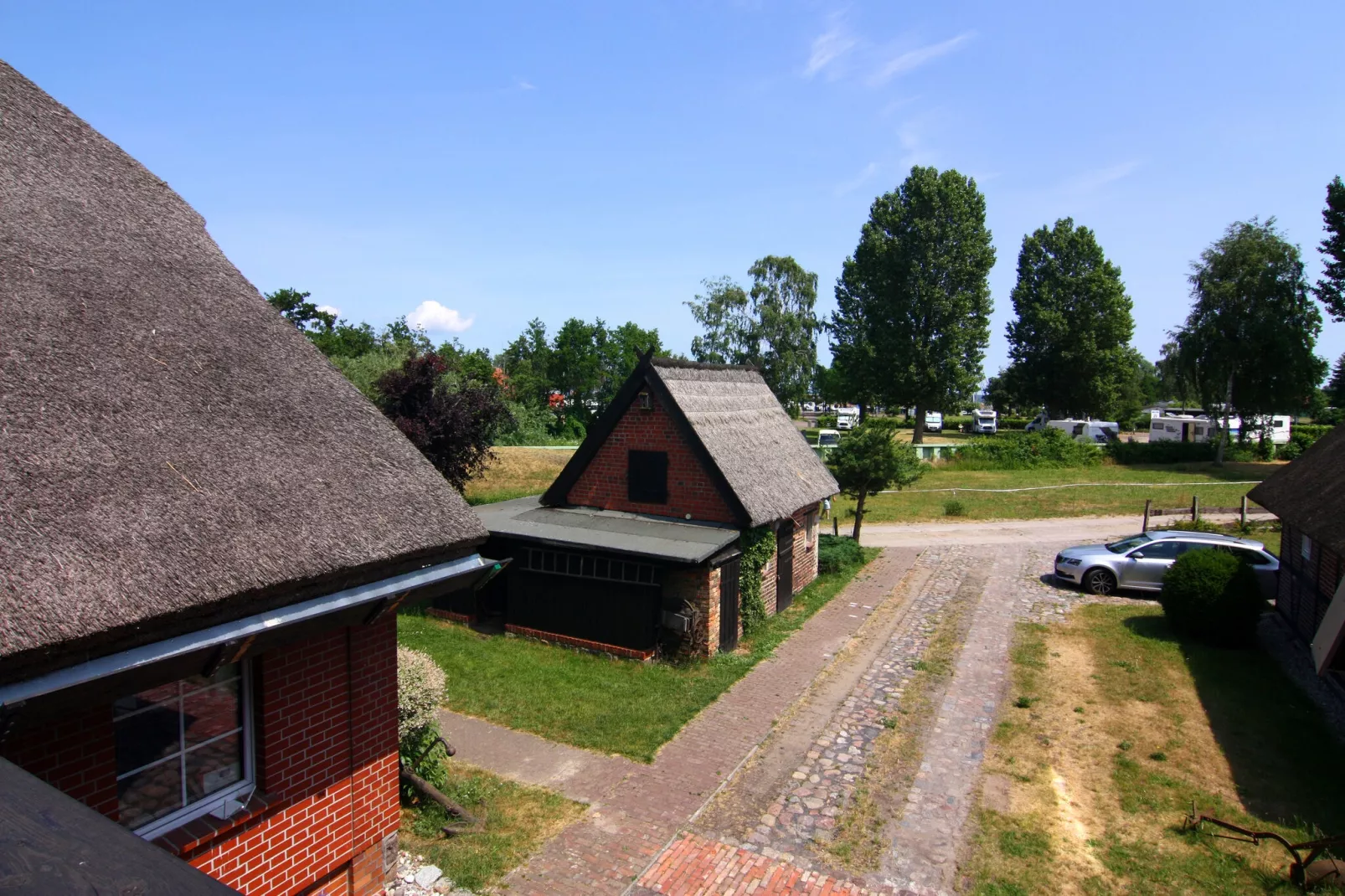 Fewo Strandanker 160 m² 4 P-Uitzicht zomer