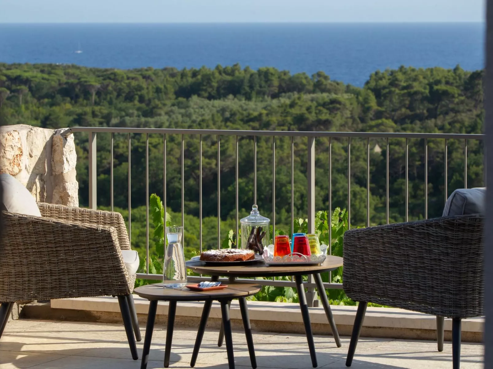 Villa Ella mit Infinity-Pool-Buiten