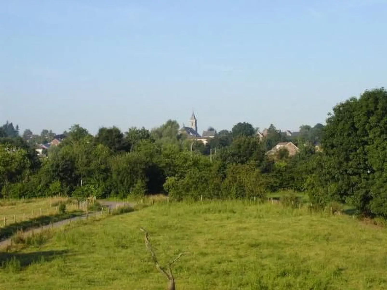 Vue au Jardin-Buiten