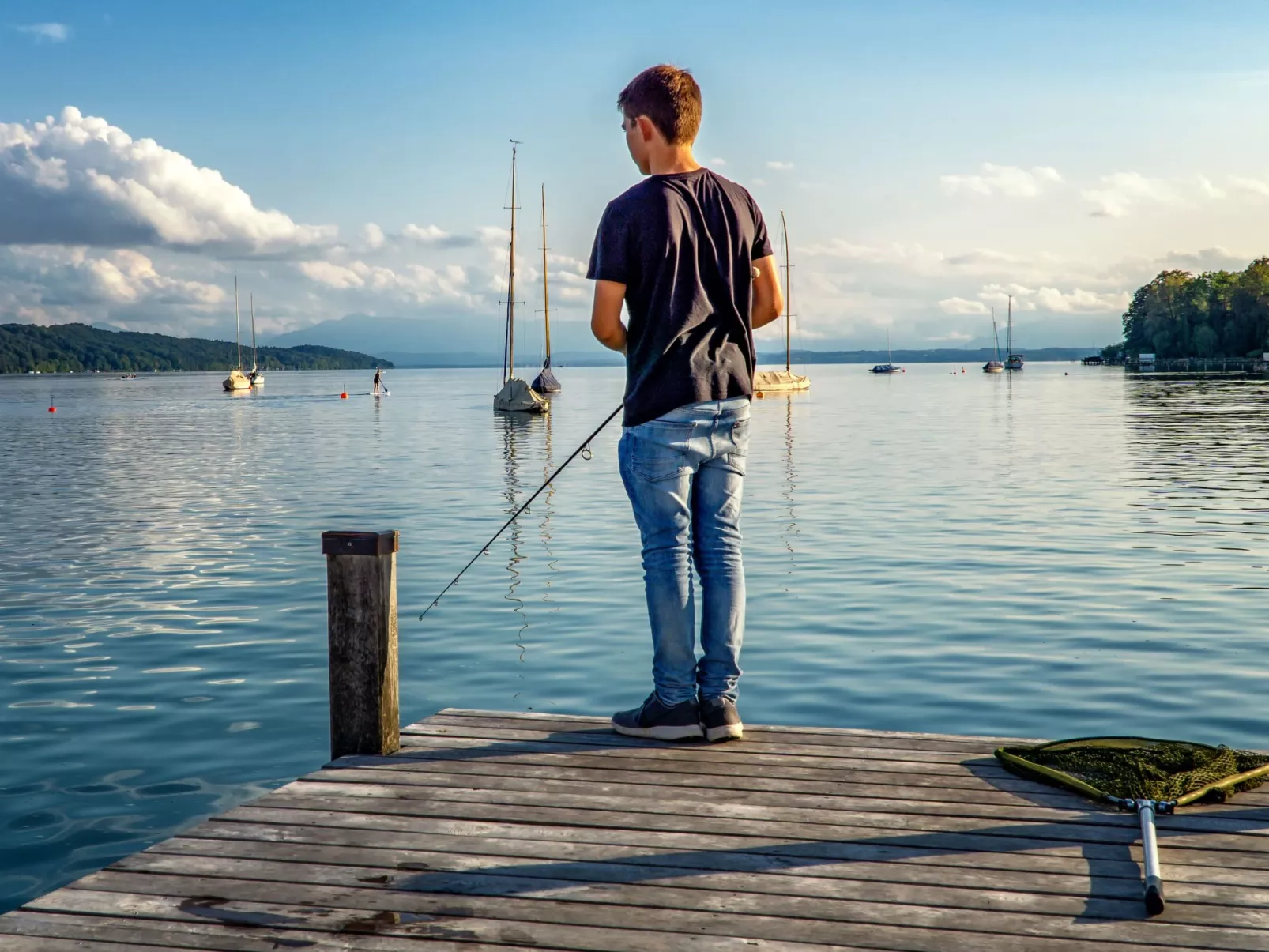 Appartement in Riederau mit Terrasse und Garten-Buiten