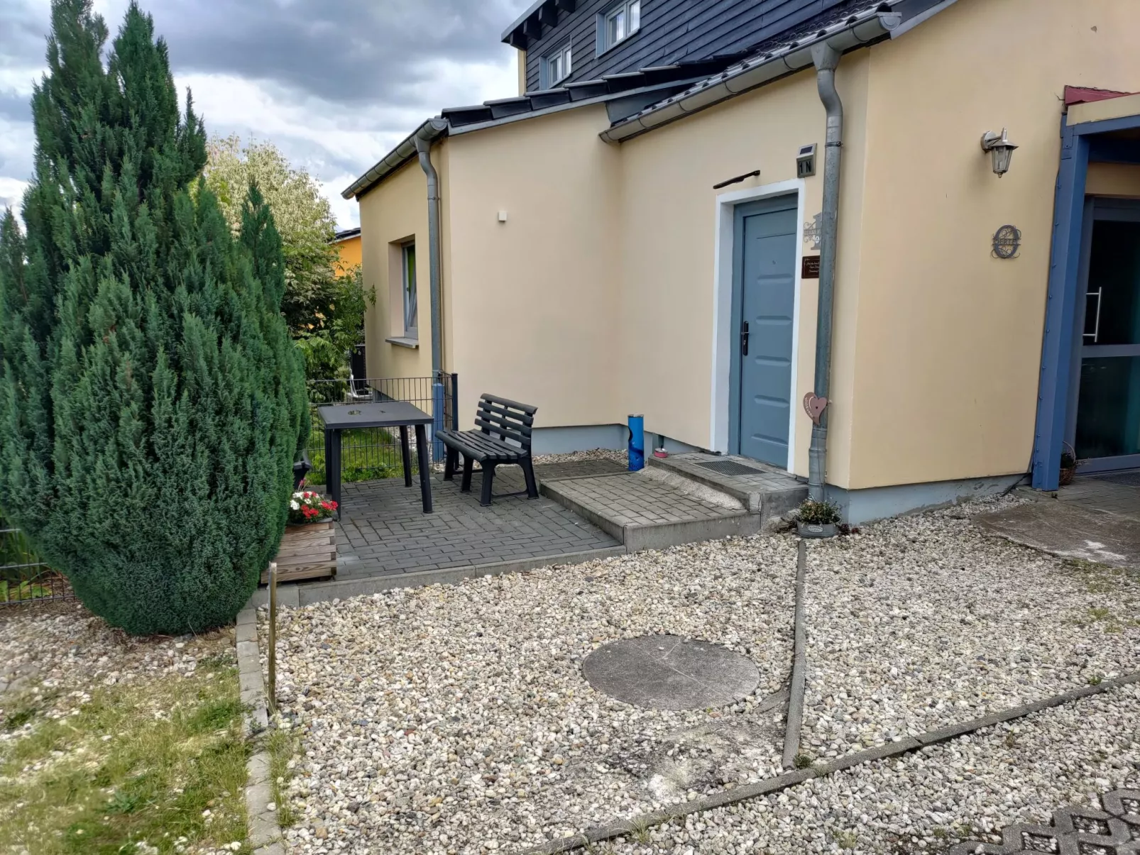 Nette Wohnung in Großsteinberg mit Grill und Terrasse-Buiten
