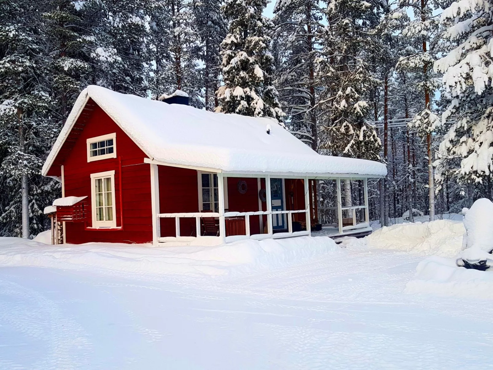 Charmantes Ferienhaus in der Wildnis Lapplands-Image-tags.info
