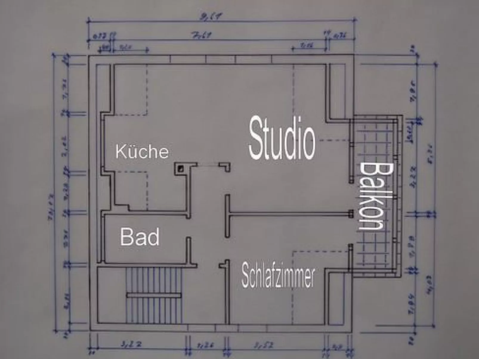 Studio-Appartement mit Blick auf das Wasser-Binnen