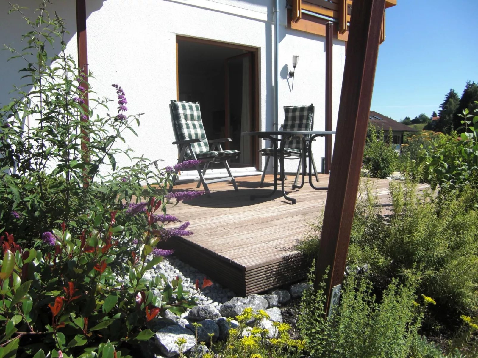 Appartement am Rosengarten-Buiten