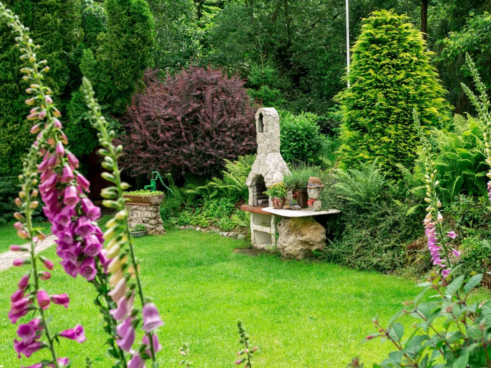 In Walkenried mit Gepflegtem Garten-Buiten